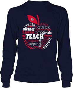FanPrint Gonzaga Bulldogs Shirt, Teacher, Teaching Quotes Inside Apple Gifts for Fans