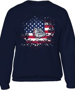 FanPrint Gonzaga Bulldogs Sweatshirt, Flag Pride