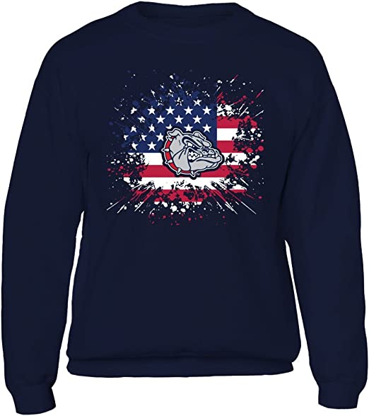 FanPrint Gonzaga Bulldogs Sweatshirt, Flag Pride