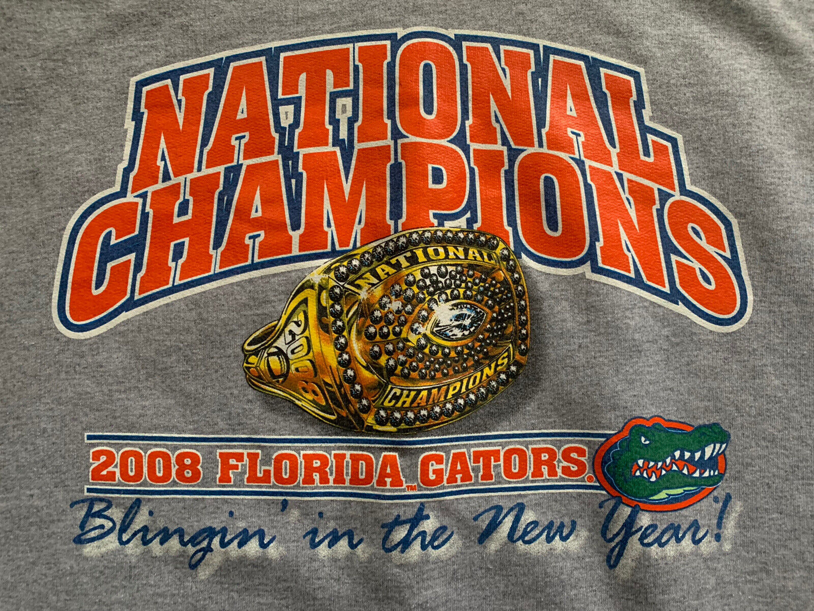 Florida Gators National Championship Hoodie 2008 NCAA UF Sweatshirt