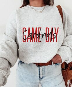 Game Day Cardinals Sweatshirt, Game Day Sweatshirt, Cardinals Sweatshirt, Football Sweatshirt, Football Crewneck