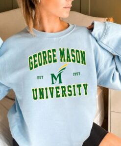 George Mason University Sweatshirt, George Mason Hoodie, George Mason University, George Mason Sweatshirt, College Sweatshirt, Brown Shirt
