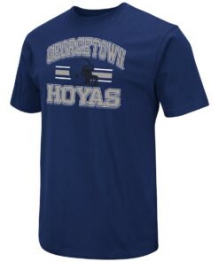 Georgetown Hoyas 2022 Football Helmet Field S/S Tee navy