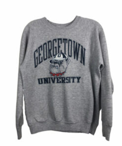 Georgetown University Hoyas Vintage 80s 90s Crewneck Sweatshirt