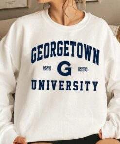 Georgetown University Sweatshirt, Georgetown Hoodie, Georgetown University, Georgetown Sweatshirt, College Sweatshirt, Georgetown Shirt