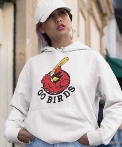 Go Birds Go Cardinals Baseball Sweatshirt Hoodie Cardinal Pride Women Or Mens Sweatshirt Yard Bird Great Gift For Any Cardinal Lover