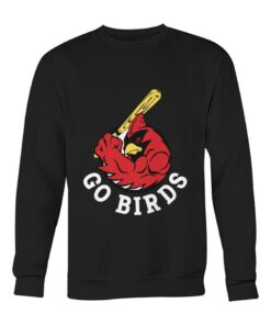 Go Birds Go Cardinals Baseball Sweatshirt Hoodie Cardinal Pride Women Or Mens Sweatshirt Yard Bird Great Gift For Any Cardinal Lover