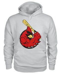 Go Cardinals Baseball Cardinal Pride Women Or Men Sweatshirt Yard Bird At The Plate Great Christmas Gift For Any Cardinal Lover