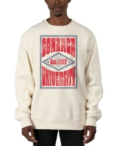 Gonzaga Bulldogs Uscape Apparel Premium Heavyweight Pullover Sweatshirt Gifts for Fans