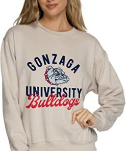 Gonzaga University Classic Women's Long Sleeve Fleece Sweatshirt Gifts for Fans