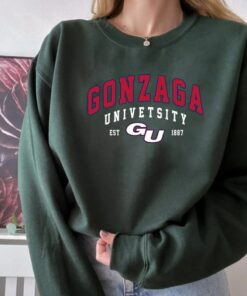 Gonzaga University Sweatshirt, Gonzaga Sweatshirt, College Sweatshirt, University Shirt, Colege Shirt, Custom University