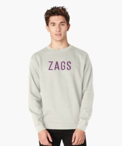 Gonzaga University "ZAGS" Gonzaga Bulldogs College School Spirit Pullover Sweatshirt Gifts for Fans