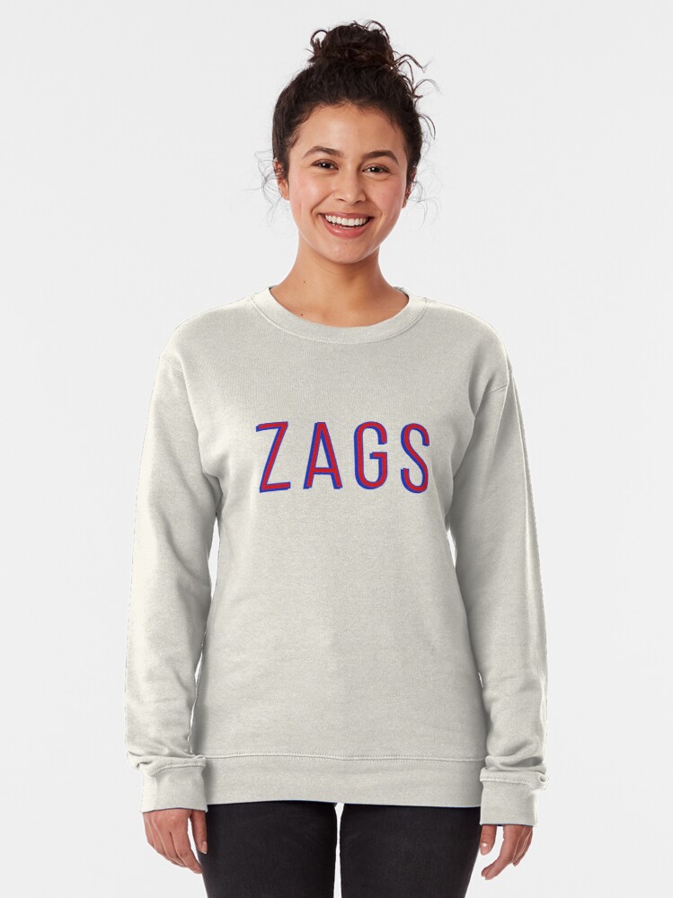 Gonzaga University "ZAGS" Gonzaga Bulldogs College School Spirit Pullover Sweatshirt Gifts for Fans
