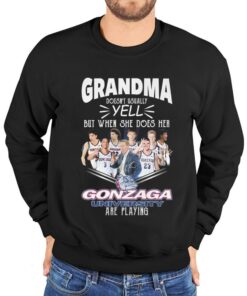 Grandma Doesn’t Usually Yell But When She Does Her Gonzaga University Hoodie Gifts for Fans