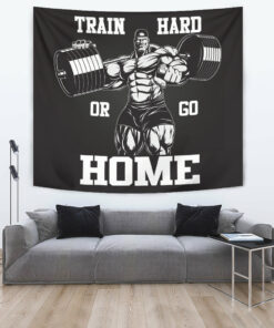 Home Gym Banner Flag Tapestry Decor Bodybuilding