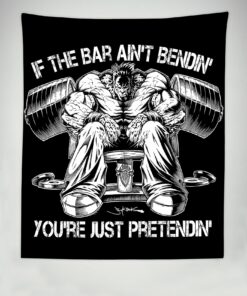 Home Gym Decor Banner Flag Tapestry Motivational Quotes Gifts for Gymer