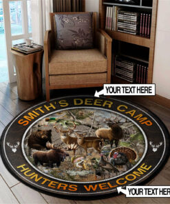 Hunters Welcome Round Rug, Carpet
