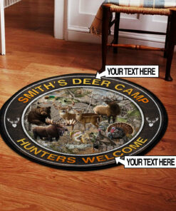 Hunters Welcome Round Rug, Carpet