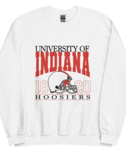 Indiana College Unisex CrewNeck Sweatshirt, IU Sweatshirt, Indiana Hoosiers Shirt Gifts For NCAA Fans