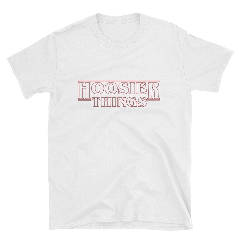 Indiana University Hoosiers 'Stranger Things' Themed T-shirt, IU Sweatshirt, Indiana Hoosiers Shirt Gifts For NCAA Fans
