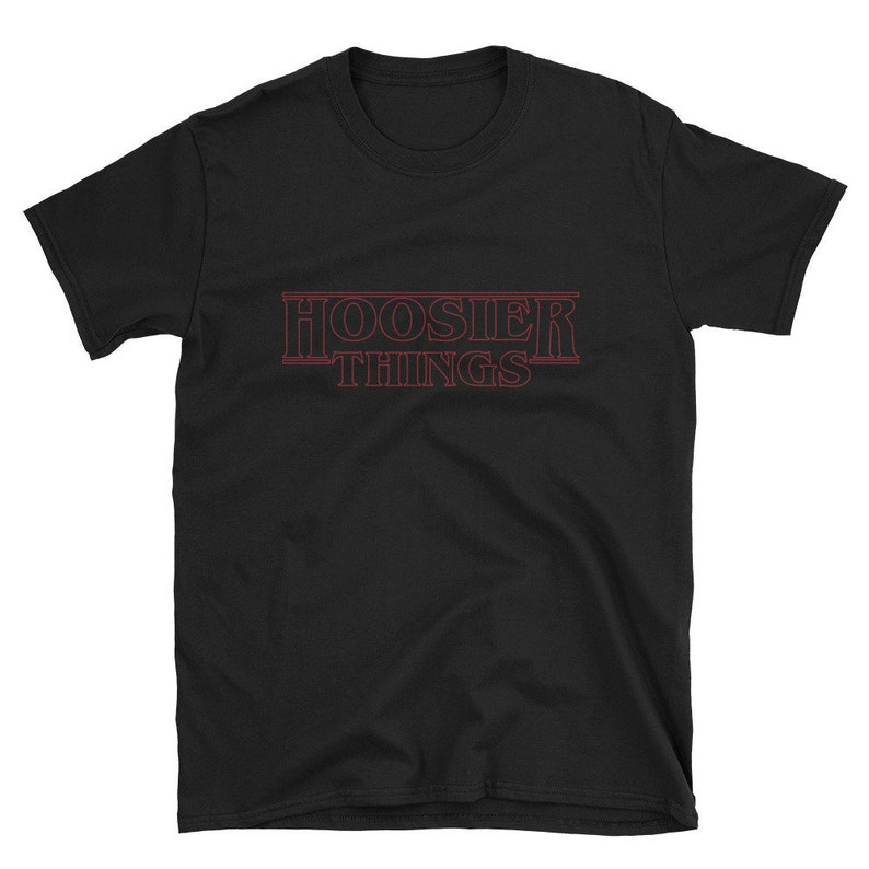 Indiana University Hoosiers 'Stranger Things' Themed T-shirt, IU Sweatshirt, Indiana Hoosiers Shirt Gifts For NCAA Fans