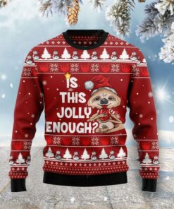 Is This Jolly Enough Sloth Christmas Ugly Sweater, Ugly Sweater, Christmas Sweaters, Hoodie, Sweater