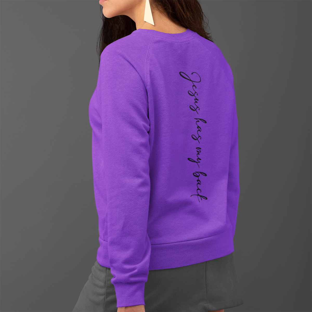 Jesus Has My Back T Shirt Sweatshirt