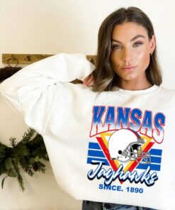 KANSAS Crewneck Sweatshirt, Vintage KANSAS Football Sweatshirt, Football Fan Shirt, University Football Fan Shirt