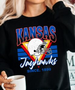 KANSAS Crewneck Sweatshirt, Vintage KANSAS Football Sweatshirt, Football Fan Shirt, University Football Fan Shirt