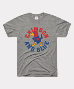 KU Crimson and Blue Tee Gifts for Fans