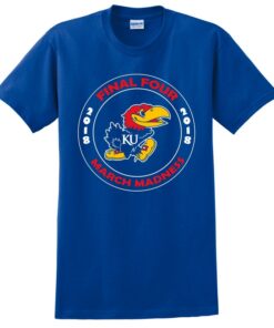 KU Final Four Shirt Kansas Jayhawks 2018 NCAA Championship Tournament, March Madness Rock Chalk Baby