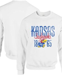 KU NCAA Mens/Womens Boyfriend Sweatshirt