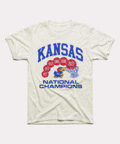 Kansas Basketball National Champions Tee Gifts for Fans