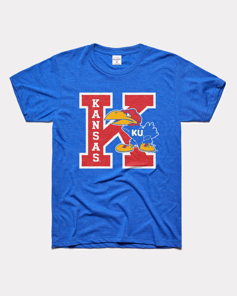 Kansas Jayhawks Block K Warhawk Tee Gifts for Fans