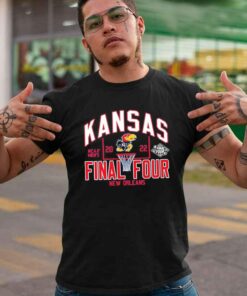 Kansas Jayhawks Blue 84 Youth 2022 NCAA March Madness Final Four Shirt