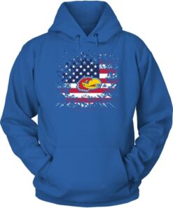 Kansas Jayhawks Hoodie, Flag Pride