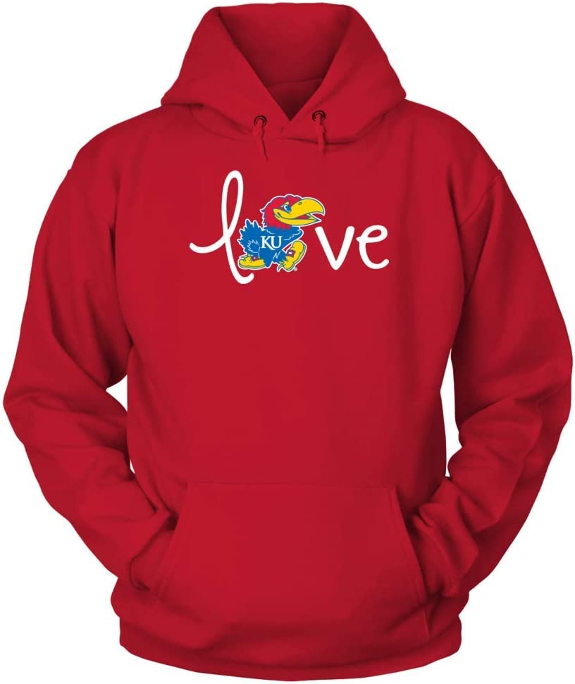 Kansas Jayhawks Hoodie, Love Kansas Gifts for Fans