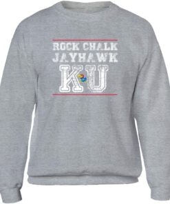 Kansas Jayhawks Hoodie, Rock Chalk Jayhawk Ku Gifts for Fans