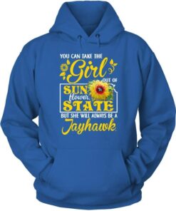 Kansas Jayhawks Hoodie, Take The Girl Sunflower State