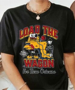 Kansas Jayhawks Load The Wagon For New Orleans 2022 Shirt