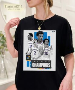 Kansas Jayhawks National Champions 2022 NCAA Divison KU Shirt