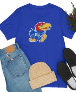 Kansas Jayhawks Shirt Bella Canvas- Super Soft Tee Rock Chalk Jayhawk