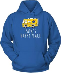 Kansas Jayhawks Shirt, Camping Papa's Happy Place Team