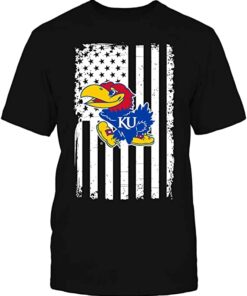 Kansas Jayhawks Shirt, Flag Pride Gifts for Fans