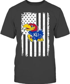 Kansas Jayhawks Shirt, Flag Pride Gifts for Fans