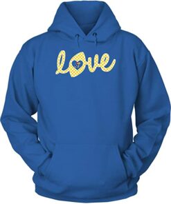 Kansas Jayhawks Shirt, Football Love Lowercase Checkered Pattern