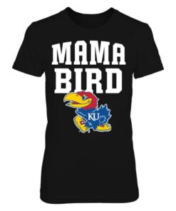 Kansas Jayhawks Shirt For Women, Mama Bird Women's Shirt, Kansas Apparel