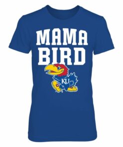 Kansas Jayhawks Shirt For Women, Mama Bird Women's Shirt, Kansas Apparel