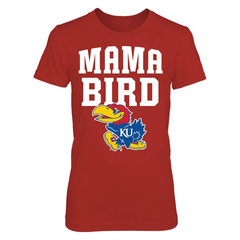 Kansas Jayhawks Shirt For Women, Mama Bird Women's Shirt, Kansas Apparel