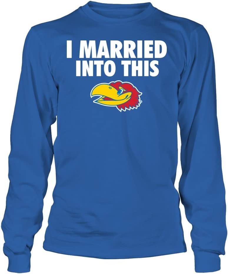 Kansas Jayhawks Shirt, I Married Into This Gifts for Fans